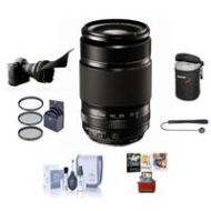 Adorama Fujifilm XF 55-200mm (83-300mm) F3.5-4.8 R LM OIS Lens with Mac Accessory Bundle 16384941 AM