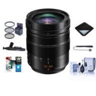 Adorama Panasonic G Leica DG Vario-Elmarit 12-60mm F/2.8-4 Lens W/ Free Accessory Bundle H-ES12060 A