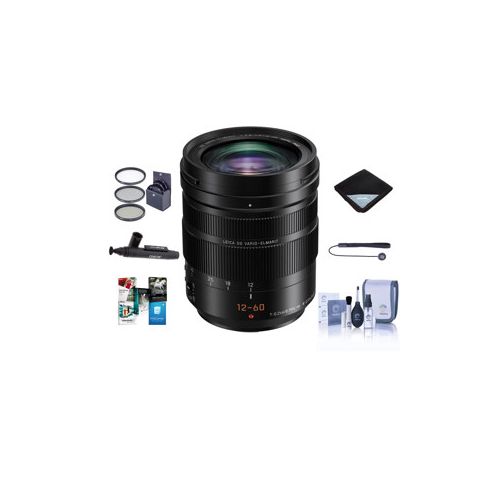  Adorama Panasonic G Leica DG Vario-Elmarit 12-60mm F/2.8-4 Lens W/ Free Accessory Bundle H-ES12060 A