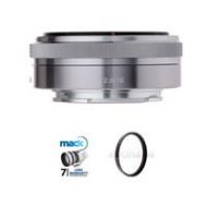 Adorama Sony E 16mm F/2.8 E-mount Camera Lens, Bundle w/5-Yr Pro Warranty & MC UV SEL16F28 A