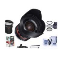 Adorama Rokinon 12mm f/2.0 NCS CS Lens for Sony Mirrorless Cameras W/Free PC Acc Bundle RK12M-E A