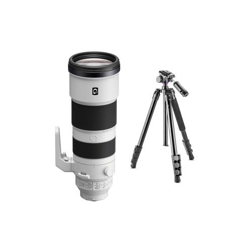  Adorama Sony FE 200-600mm f/5.6-6.3 G OSS E-Mount Lens W/Vanguard Alta Pro 264AT Tripod SEL200600G T