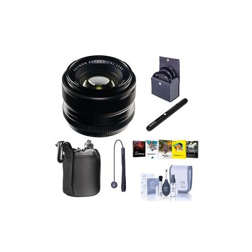  Adorama Fujifilm XF 35mm (53mm) F/1.4 Lens with Basic Accessory Bundle 16240755 A