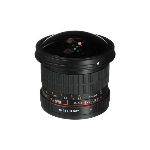  Adorama Rokinon 8mm f/3.5 HD UMC Fisheye CS II Lens with Removable Hood for Sony E-Mount HD8M-NEX