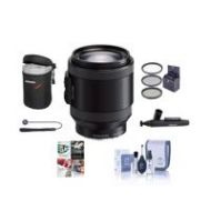 Adorama Sony PZ 18-200mm F3.5-6.3 OS Alpha E-mt NEX Camera Lens Black w/Accessory Bundle SELP18200 NK