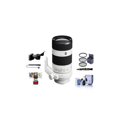  Adorama Sony FE 70-200mm f/4.0 G OSS E-Mount Lens With Free Mac Accessory Bundle SEL70200G AM
