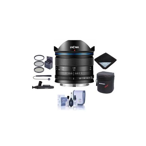  Adorama Venus Laowa 7.5mm f/2 Lens Lightweight for Micro 4/3 Mount, Black W/Free Acc Kit VE7520MFTLWBLK A