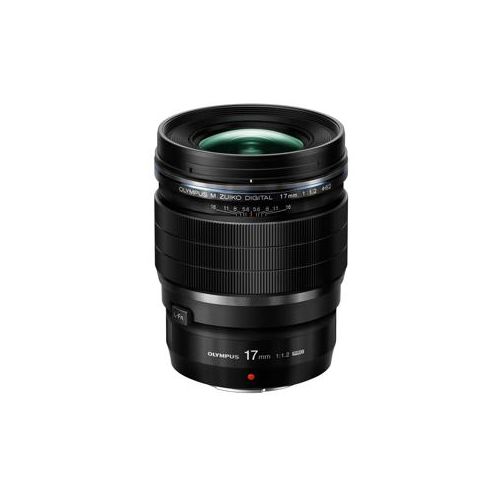  Adorama Olympus M. Zuiko ED Digital 17mm f/1.2 Pro Lens, Black, for Micro 4/3 V311100BU000