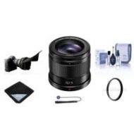 Adorama Panasonic 42.5mm f/1.7 Lumix G Aspherical O.I.S. Lens Micro 4/3s w/Acc Bundle H-HS043K NK