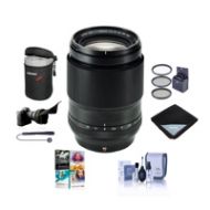 Adorama Fujifilm XF 90mm (137mm) F/2 R LM WR Lens with Free PC Accessory Bundle 16463668 NK