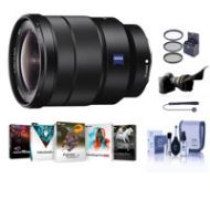 Adorama Sony Vario-Tessar T* FE 16-35mm F4 ZA OSS E-Mount Lens w/PC Accessory Bundle SEL1635Z A