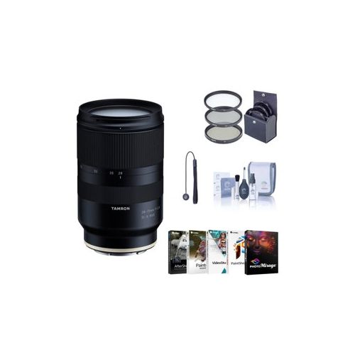  Adorama Tamron 28-75mm f/2.8 Di III RXD Lens for Sony E - With Free Accessory Bundle AFA036S-700 A