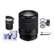 Adorama Sony 18-135mm f/3.5-5.6 OSS E-Mount Lens With Free Accessory Bundle SEL18135 A