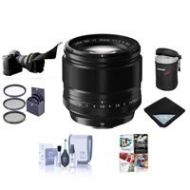 Adorama Fujifilm XF 56mm (85mm) F/1.2 Lens with Basic Accessory Bundle 16418649 NK