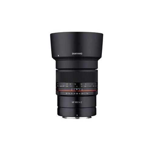  Adorama Samyang 85mm f/1.4 UMC Manual Focus Lens for Nikon Z Mount SYZ85-N