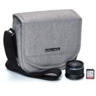 Adorama Olympus M.Zuiko 25mm F1.8 Lens Step-Up Kit, with Camera Bag & 32GB Memory Card V311060BU010