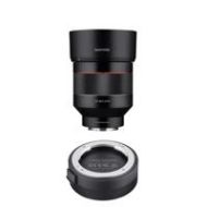 Adorama Samyang 85mm f/1.4 Auto Focus Lens for Sony E-Mount With Samyang Lens Station SYIO85AF-E LS