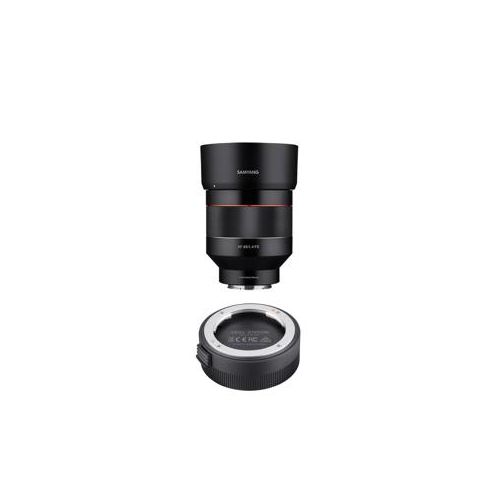  Adorama Samyang 85mm f/1.4 Auto Focus Lens for Sony E-Mount With Samyang Lens Station SYIO85AF-E LS