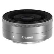 Canon EF-M 22mm f/2 STM Lens - Silver 9808B002 - Adorama