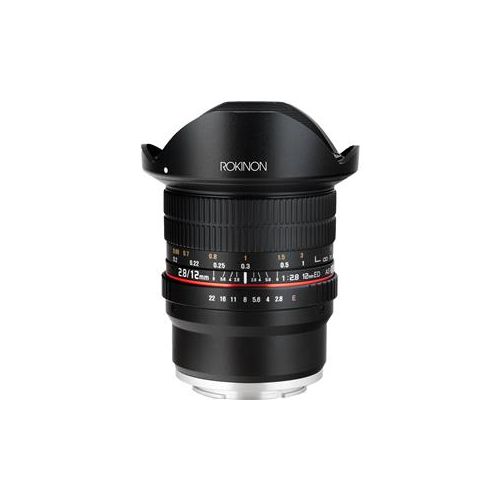  Adorama Rokinon 12mm F2.8 Full Frame Fisheye Lens for Sony E Mount 12M-E