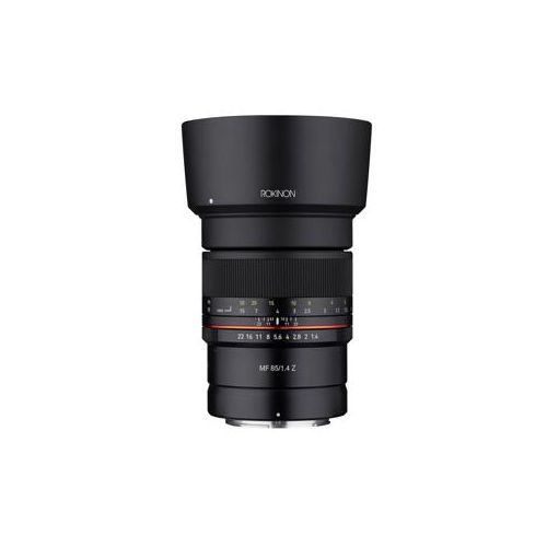  Rokinon 85mm F1.4 UMC, Manual Focus Lens for Nikon Z Z85-N - Adorama