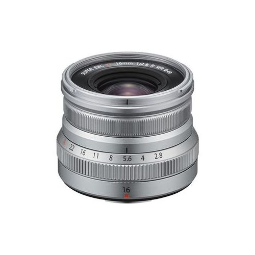  Adorama Fujifilm XF 16mm f/2.8 R WR (Weather Resistant) Lens - Silver 16611681