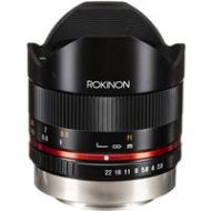 Adorama Rokinon 8mm F2.8 UMC Fisheye II (Black) Lens for Fuji X Mount Digital Cameras RK8MBK28-FX