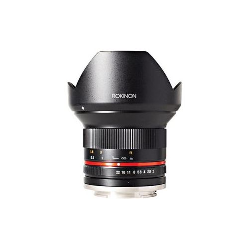  Adorama Rokinon 12mm f/2.0 NCS CS Lens for for Micro Four Thirds Mount Cameras RK12M-MFT
