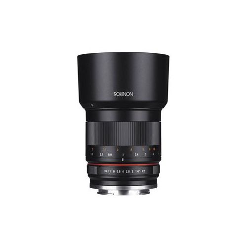  Adorama Rokinon 50mm f/1.2 Manual Focus Lens f/Sony E Mount Nex Series Cameras - Black RK50M-E