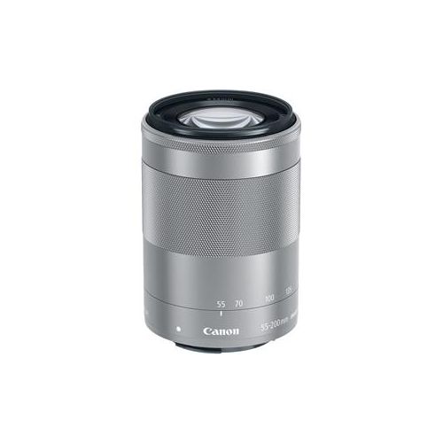  Canon EF-M 55-200mm f/4.5-6.3 IS STM Lens - Silver 1122C002 - Adorama