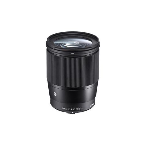  Adorama Sigma 16mm f/1.4 DC DN Contemporary Lens for Micro Four Thirds, Black 402963