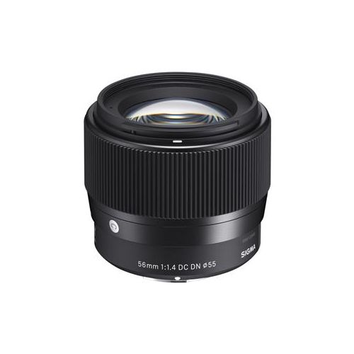  Adorama Sigma 56mm f/1.4 DC DN Contemporary Lens for Sony E-mount Cameras, Black 351965