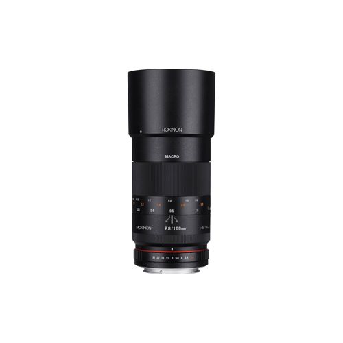  Adorama Rokinon 100mm F2.8 Full Frame Macro Lens for Fujifilm X Mount Camera 100M-FX