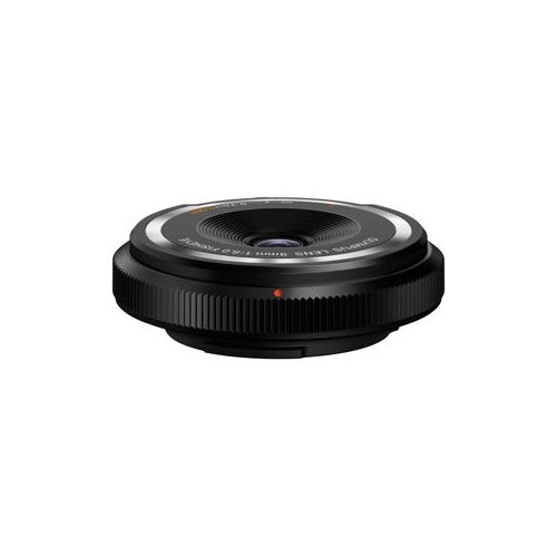  Adorama Olympus 9mm f8.0 Fisheye Body Cap Lens, Black - for Micro Four Thirds System V325040BW000