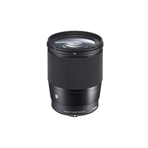  Adorama Sigma 16mm f/1.4 DC DN Contemporary Lens for Canon EF-M Cameras, Black 402971