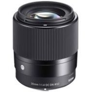 Adorama Sigma 30mm f/1.4 DC DN Contemporary Lens for Canon EF-M mount Cameras 302971