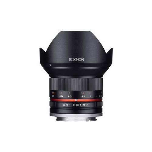  Adorama Rokinon 12mm f/2.0 NCS CS Lens for Sony E Mount Nex Series Mirrorless Cameras RK12M-E