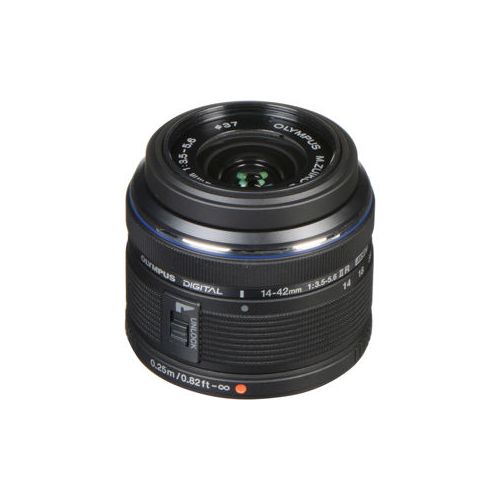  Adorama Olympus M. Zuiko 14-42mm f/3.5-5.6 II R Black f/Micro 4/3 V314050BU000