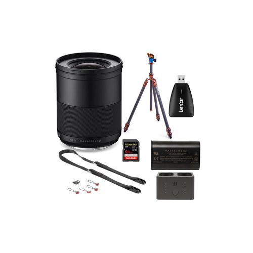  Adorama Hasselblad 21mm f/4 XCD Lens W/Tripod /64GB SDXC Card /Battery/And More Acc Kit CP.HB.00000255.01 A