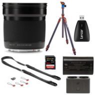 Adorama Hasselblad 30mm F/3.5 XCD Lens for X1D W/Tripod /64GB SDXC Card /Battery/More H-3025030 A