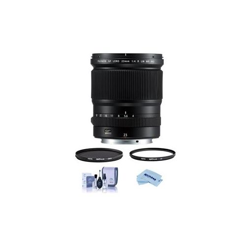  Adorama Fujifilm GF 23mm f/4 R LM WR Lens with Filter Kit 600018567 F