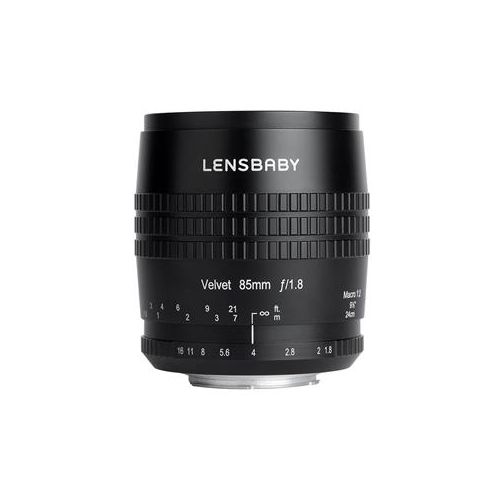  Adorama Lensbaby Velvet 85, 85mm f/1.8 Lens for Micro Four Thirds LBV85M