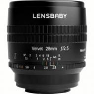 Adorama Lensbaby Velvet 28 28mm f/2.5 Lens for Micro Four Thirds LBV28M