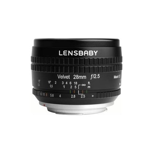  Lensbaby Velvet 28 28mm f/2.5 Lens for Nikon F LBV28N - Adorama