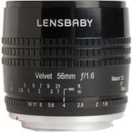 Adorama Lensbaby Velvet 56, 56mm f/1.6 Macro Lens for Fujifilm X Cameras LBV56BF