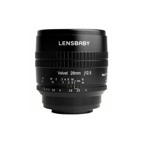  Lensbaby Velvet 28 28mm f/2.5 Lens for Nikon Z LBV28NZ - Adorama