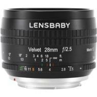 Lensbaby Velvet 28 28mm f/2.5 Lens for Fuji X LBV28F - Adorama