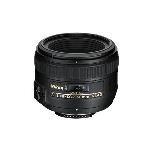  Adorama Nikon 50mm f/1.4G AF-S NIKKOR Lens - Refurbished by Nikon U.S.A. 2180B