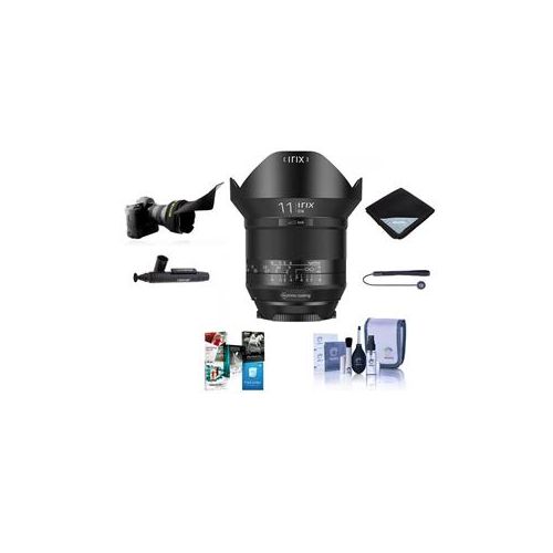  Adorama IRIX 11mm f/4.0 Blackstone Lens f/Pentax DSLRs W/Free Accessory Bundle IL-11BS-PK A