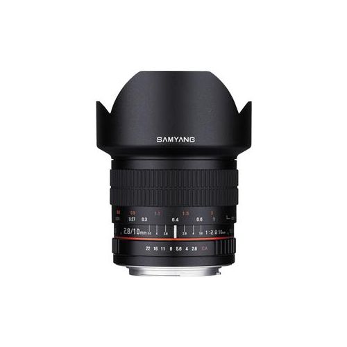  Adorama Samyang 10mm f/2.8 ED AS NCS CS Lens for Canon EF Mount, Manual Focus SY10M-C